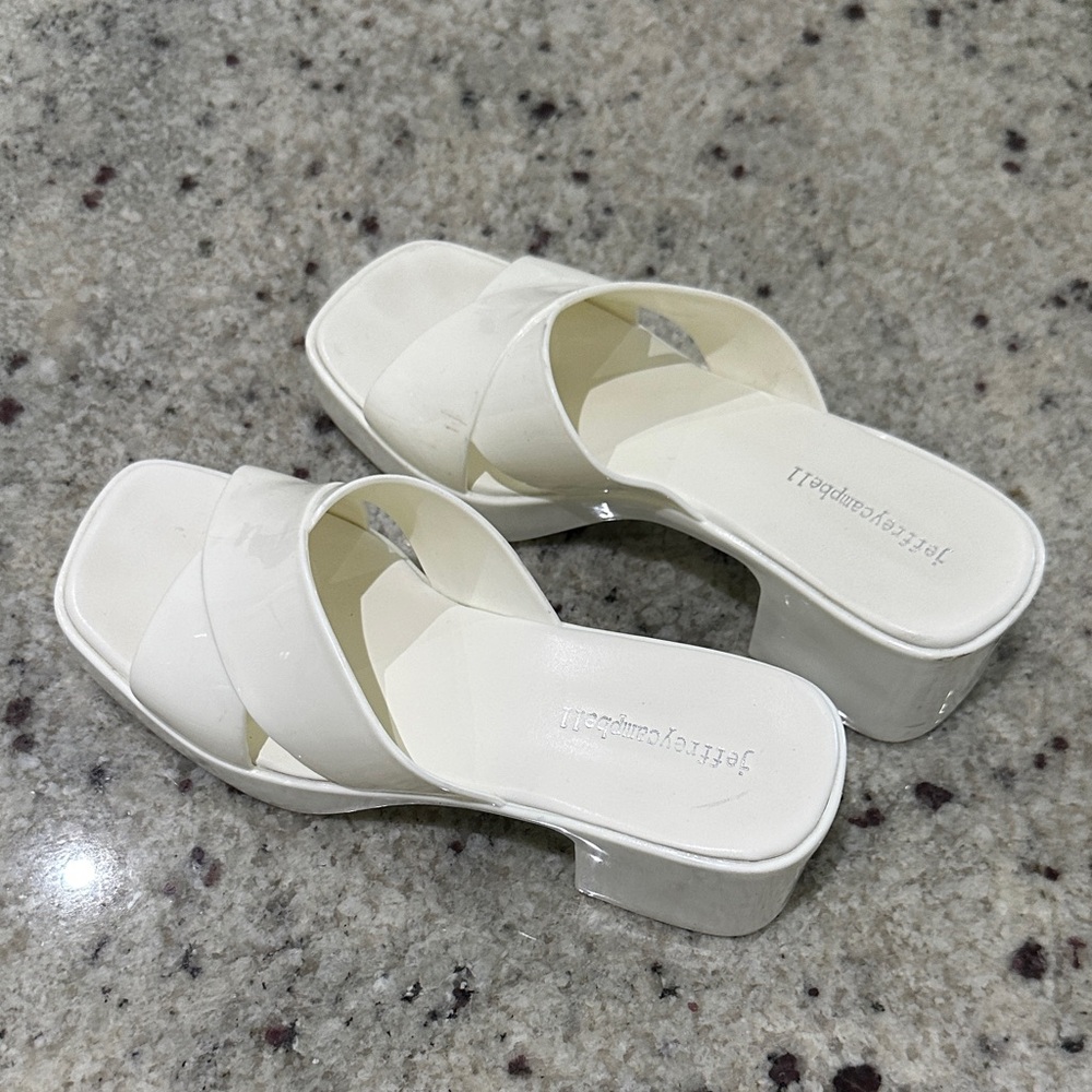 Jeffrey Campbell bubblegum sandals